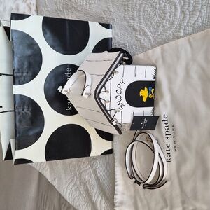 Kate Spade X Peanuts Snoopy 3D Dog House W/ Woodstock Crossbody Bag NWT Purse